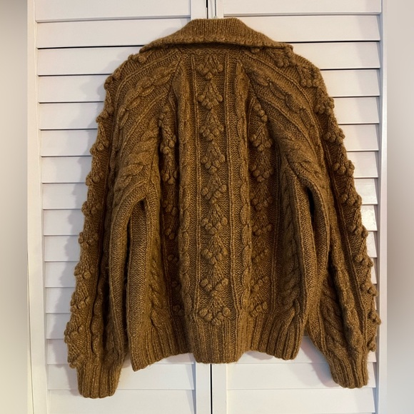 Doen RIVE CARDIGAN SWEATER -- TABAC - Picture 3 of 5